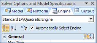 Engine selection