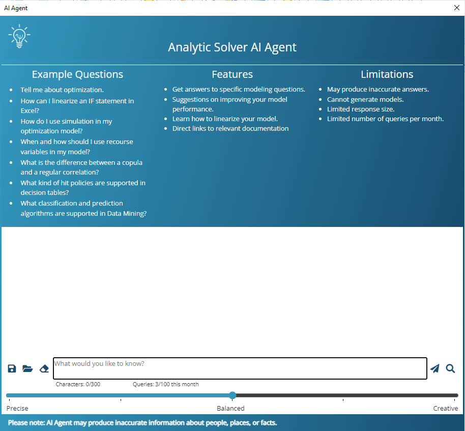 AI Agent: Initial Dialog