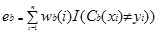 Analytic Solver Data Mining: Ensemble Methods Adaboost M1 Formula