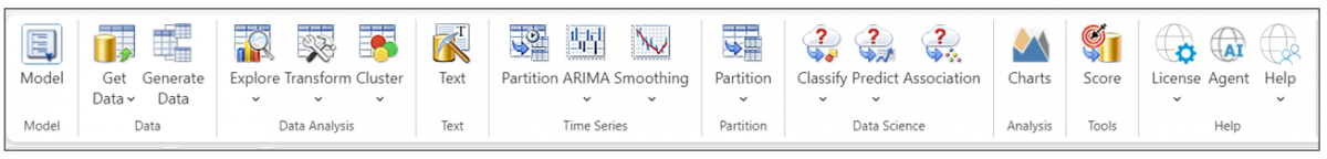 Data Science Cloud Ribbon