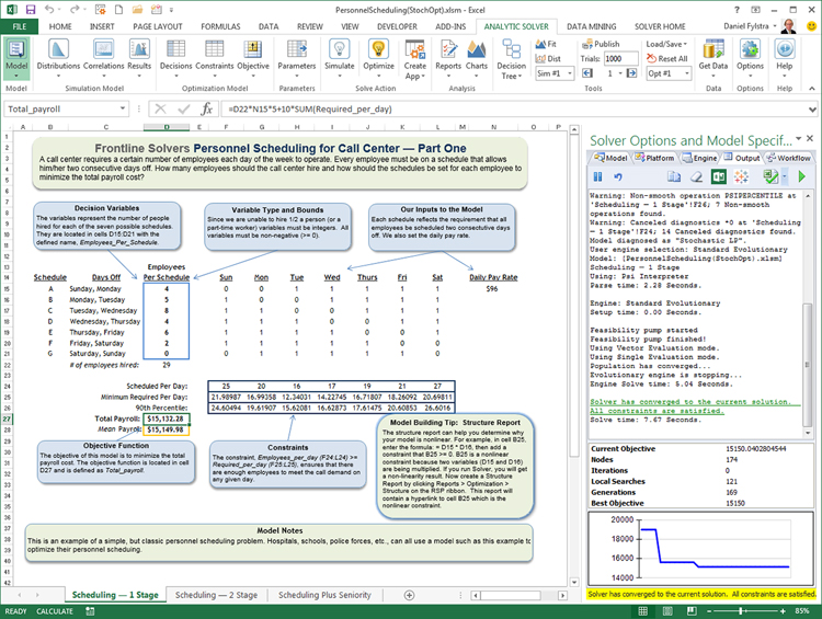 Tutorial: Using Simulation and Optimization Together | solver