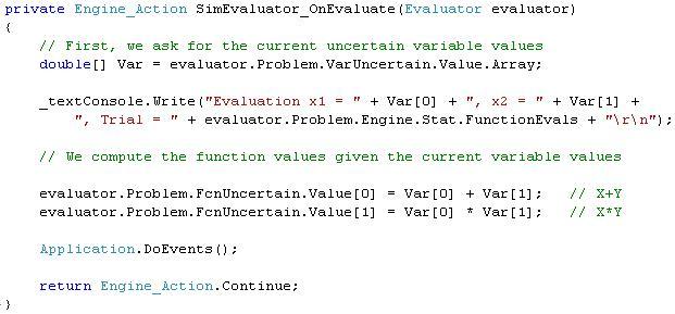 risk analysis model in C#